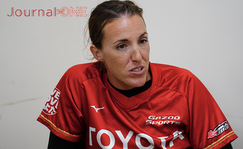 今シーズンで日本での引退を表明したTOYOTA（トヨタ ）のMonica Abbott（モニカ・アボット）選手