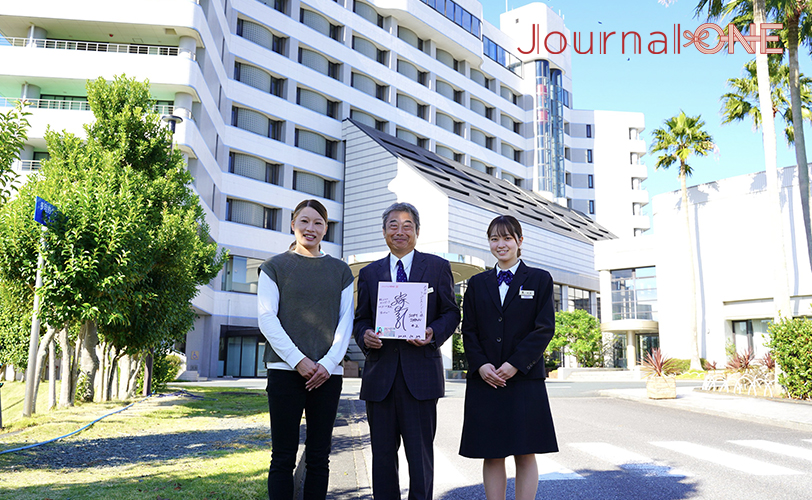 東京2020金メダリスト・山崎早紀さんと豊橋市・ホテルシーパレスリゾート