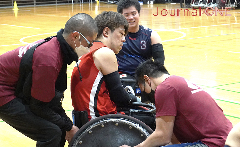車いすラグビーAXE 川畑亮輔さん 島崎洸史さん千葉ロータリーカップ