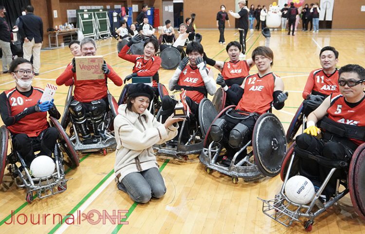 車いすラグビーAXEが千葉ロータリーカップで優勝