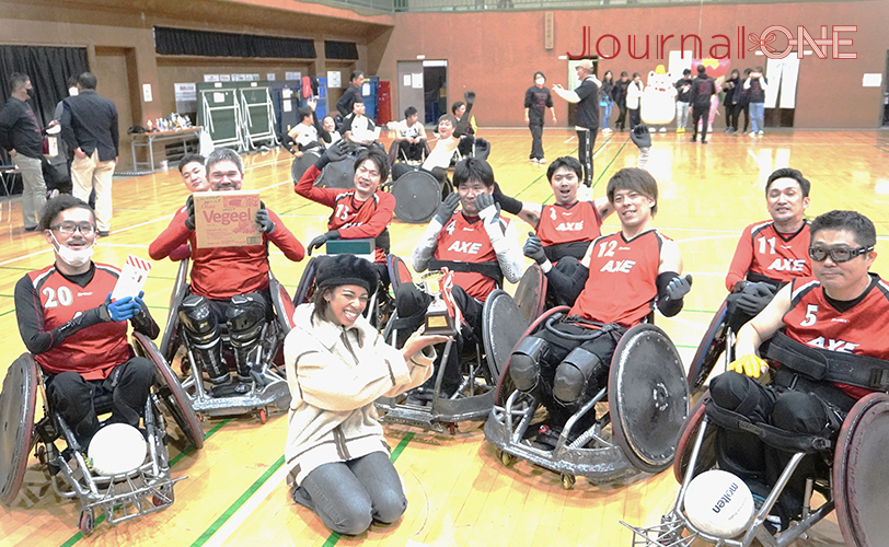 車いすラグビーAXEが千葉ロータリーカップで優勝