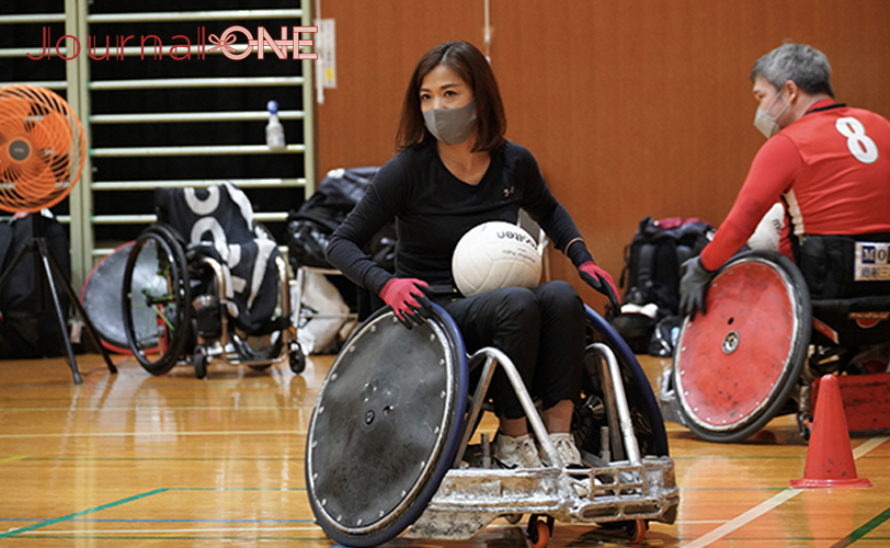 Wheelchair Rugby Freedom×AXE合同合宿 誘致に尽力した高松市の藤澤直子さん -Journal-ONE撮影