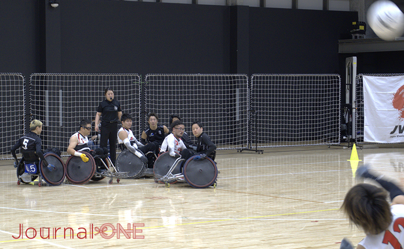Wheelchair Rugby プレーオフ 峰島靖選手(AXE)の超ロングスロー -Journal-ONE撮影