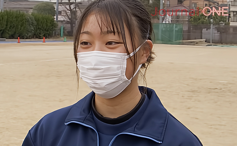 橘高等学校陸上部の佐野 晴風(はるか)さん -Journal-ONE撮影