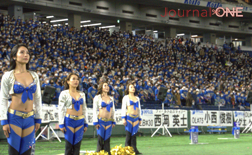 アメリカンフットボール RICE BOWL パナソニックインパルス応援席-Journal-ONE撮影