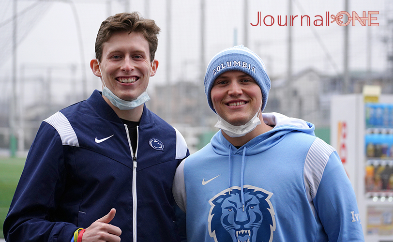 アメリカンフットボール Japan U.S. DREAM BOWL 2023 アイビー・リーグ(Ivy League)のオールスターチーム K Alex Felkins,LS Parker Lefton-Journal-ONE撮影