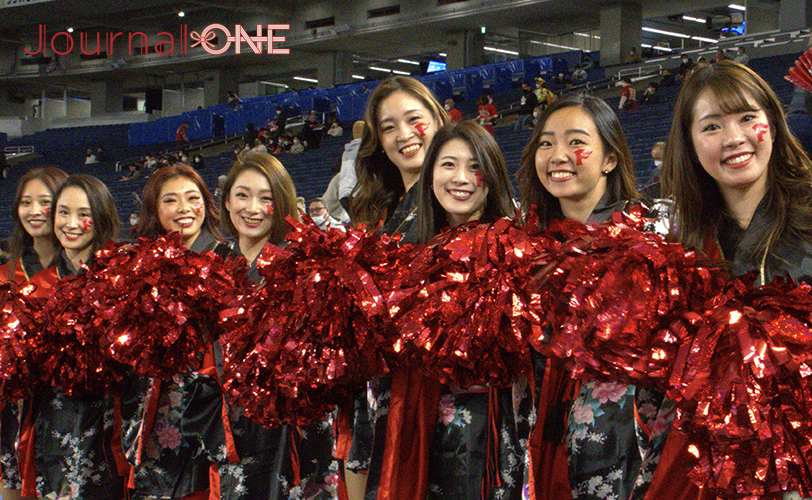 アメリカンフットボール RICE BOWL 富士通チアリーダー部フロンティアレッツ(Frontierettes)の皆さん-Journal-ONE撮影