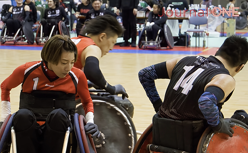 車いすラグビー 東京2020パラ銅メダルコンビ 羽賀 理之選手、倉橋 香衣選手(AXE) -Journal-ONE撮影