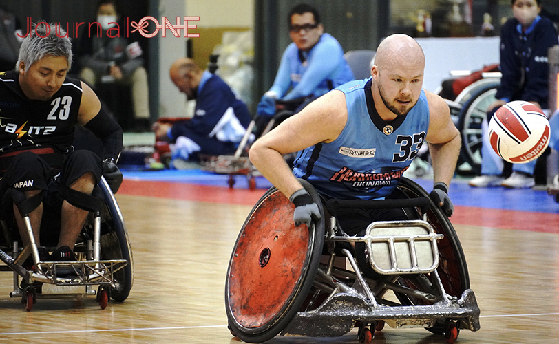 第24回車いすラグビー日本選手権大会 Okinawa Hurricanes カナダ代表のZak Madell選手 -Journal-ONE撮影