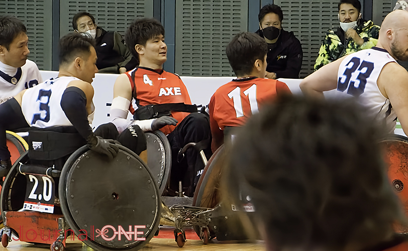 第24回車いすラグビー日本選手権大会 AXE 対 Okinawa Hurricanesの試合、前半戦は一進一退の攻防 -Journal-ONE撮影