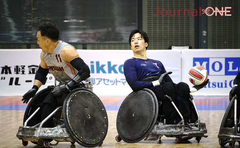 第24回車いすラグビー日本選手権大会 Freedom 対 TOHOKU STORMERSの試合の様子 -Journal-ONE撮影
