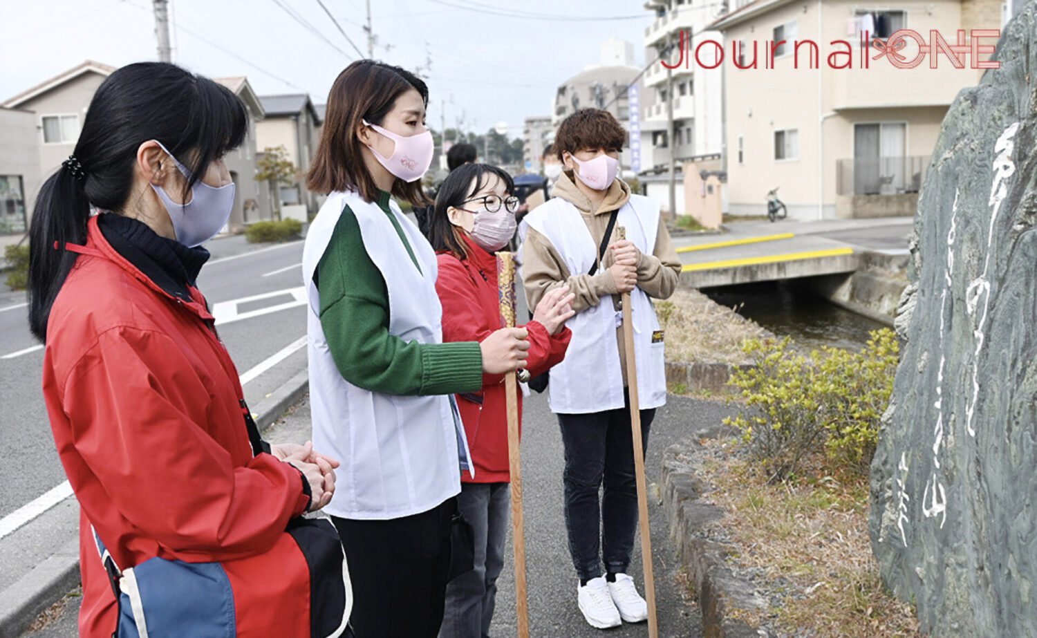四国を応援! VERTZの庄司奈々選手、辻井美波選手、須永小晴選手が愛媛県松山市を女子旅で応援!-Journal-ONE撮影