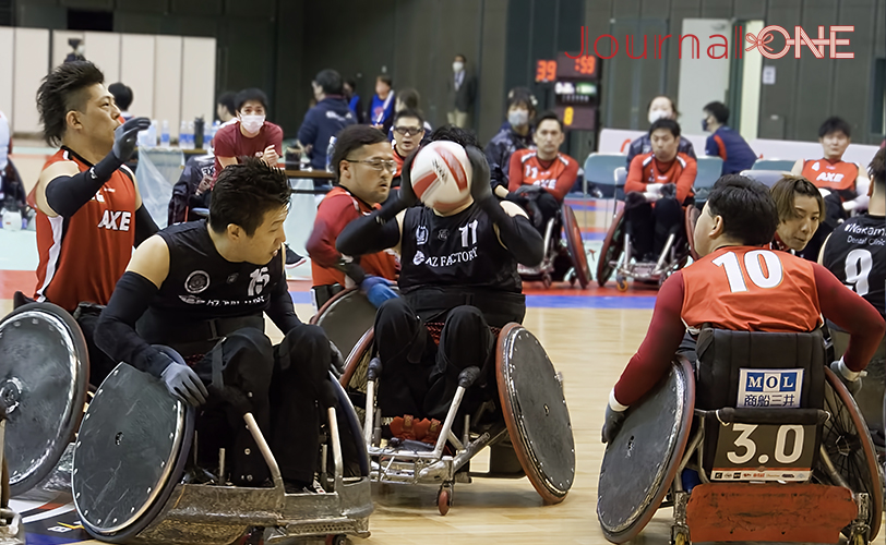 第24回車いすラグビー日本選手権大会 AXEは1Qから得点を重ねる -Journal-ONE撮影