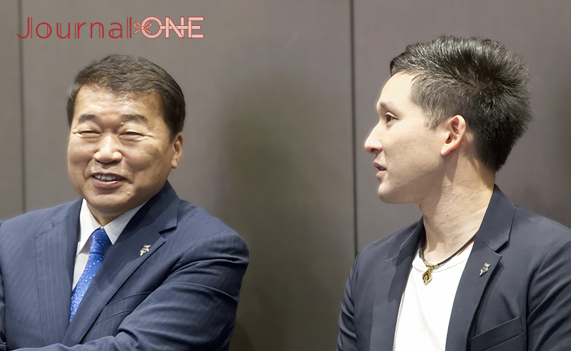 ソフトボール・JDリーグのアンバサダーに就任した杉谷拳士社長(ZENSHIN CONNECT)Journal-ONE撮影