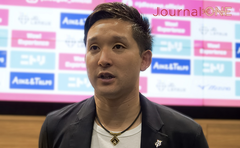 ソフトボール・JDリーグのアンバサダーに就任した杉谷拳士社長(ZENSHIN CONNECT)Journal-ONE撮影