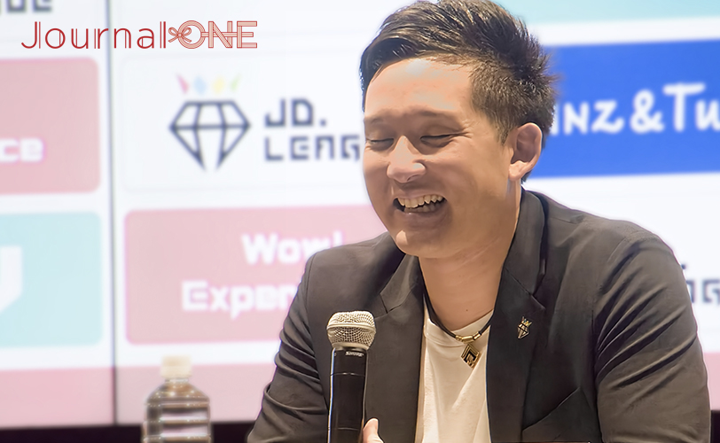 ソフトボール・JDリーグのアンバサダーに就任した杉谷拳士社長(ZENSHIN CONNECT)Journal-ONE撮影