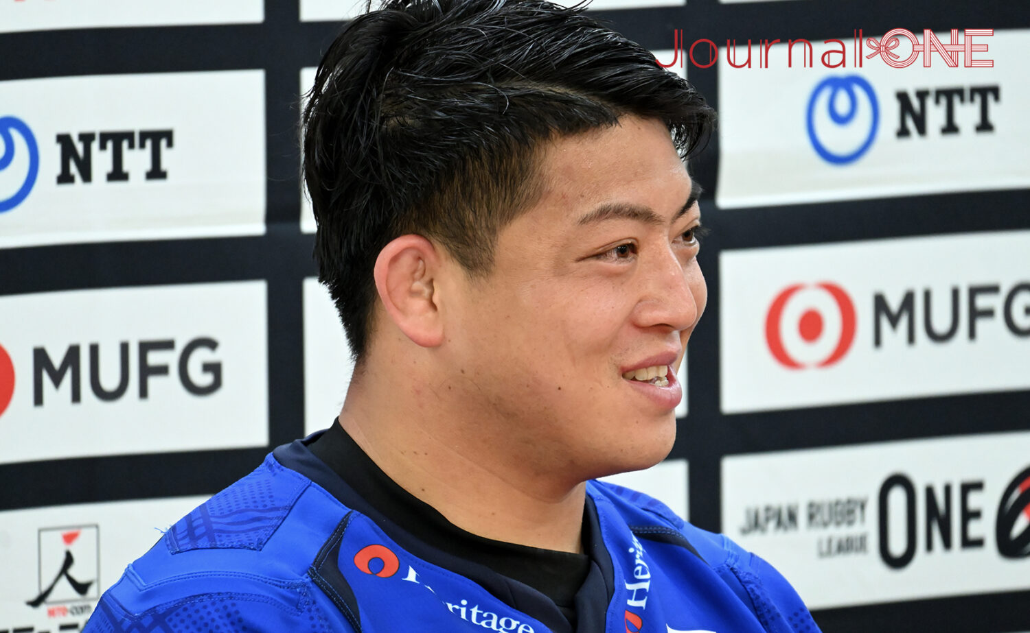 ラグビー リーグワン 最終戦に勝利しプレーオフへの抱負を語る埼玉パナソニックワイルドナイツの坂手淳史キャプテン-Journal-ONE撮影