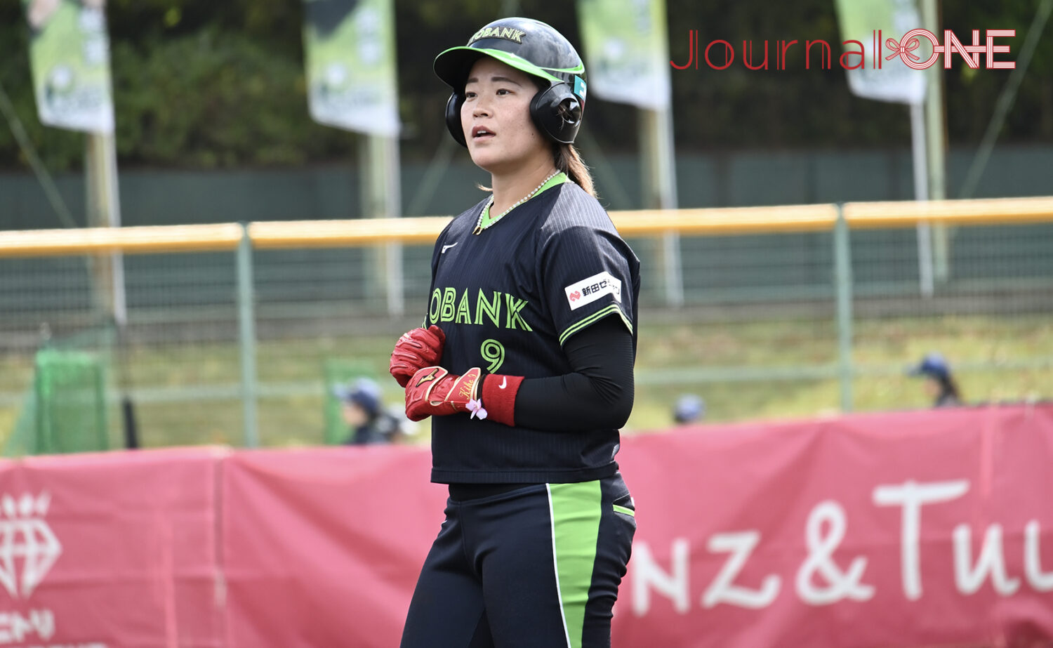 女子ソフト・JDリーグ 本間紀帆選手(伊予銀行)-Journal-ONE撮影