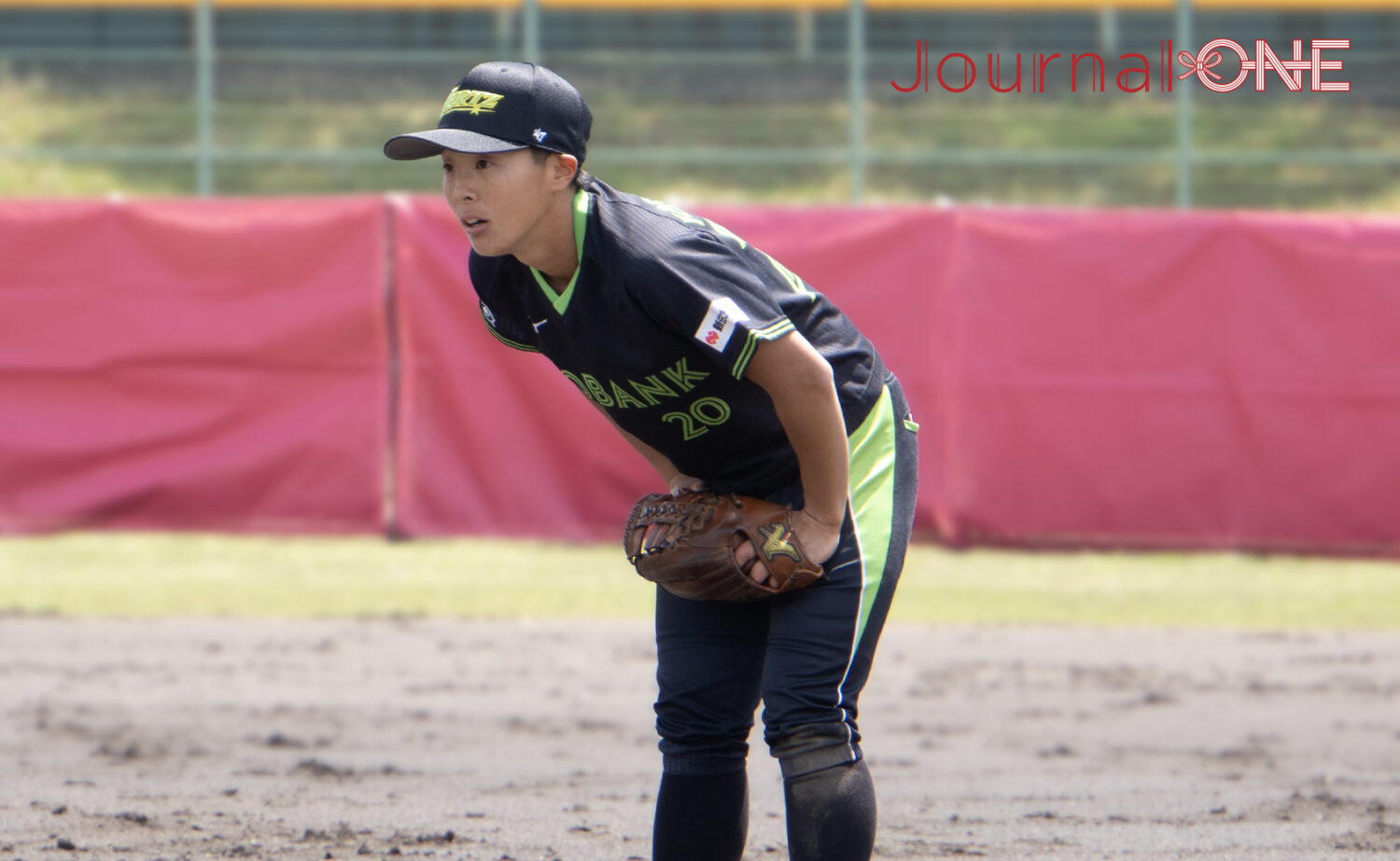 女子ソフト・JDリーグ 吉金亜希子選手(伊予銀行)-Journal-ONE撮影