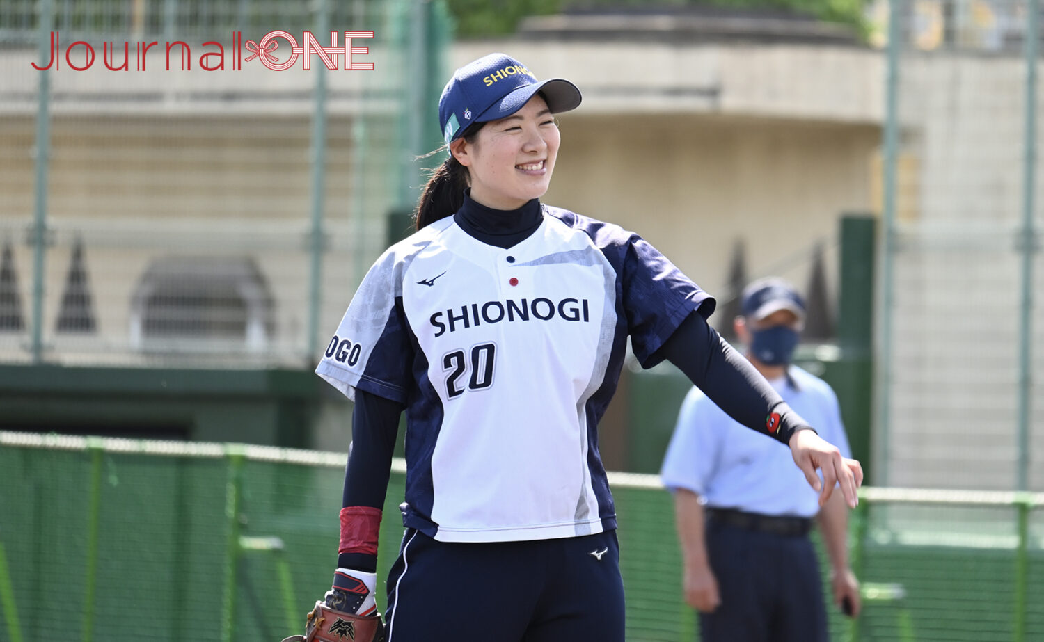 JDリーグ2023開幕戦・千葉咲実投手(シオノギ)-Journal-ONE撮影