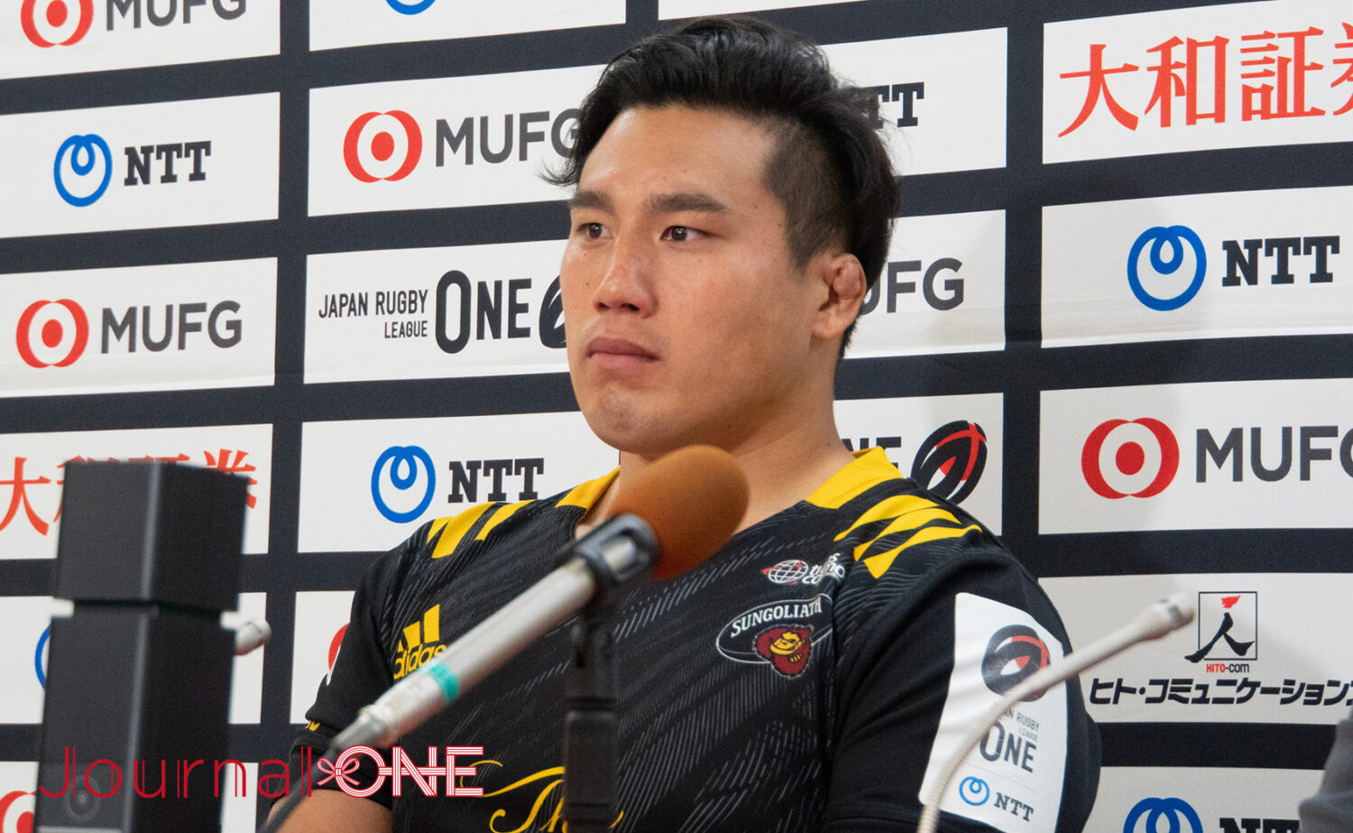 ジャパンラグビー リーグワン プレーオフ 東京サントリーサンゴリアスvs横浜キヤノンイーグルスの3位決定戦 試合を振り返るSuntoryの堀越康介共同キャプテン-Journal-ONE撮影