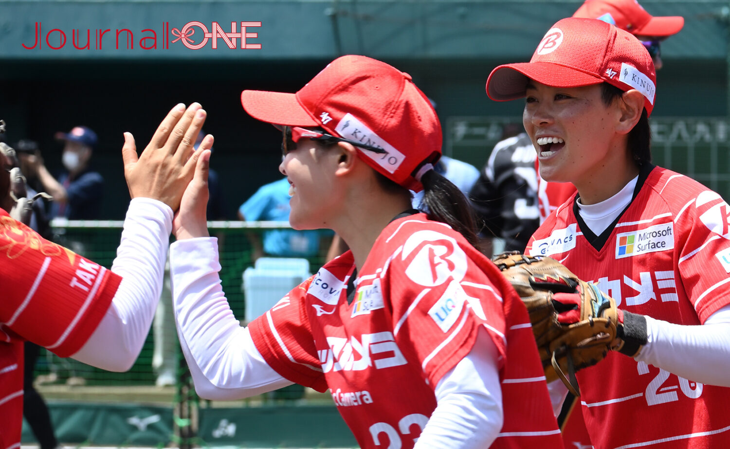 女子ソフトボール JDリーグ交流戦 ビックカメラ高崎ビークイーンの上野由岐子投手-Journal-ONE撮影