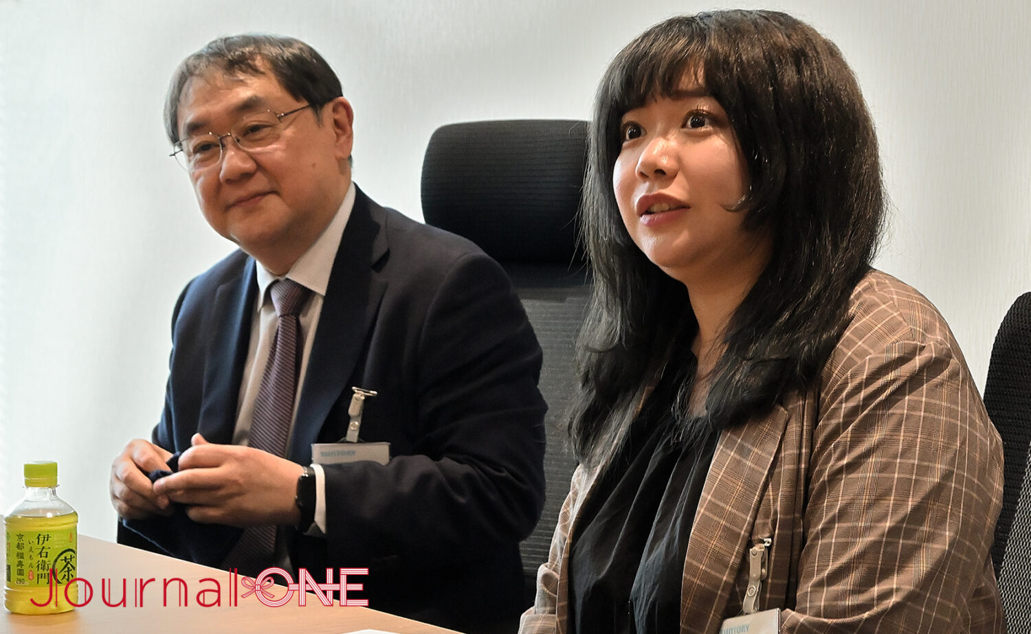 ラグビーW杯直前！日本ラグビーフットボール協会・土田雅人会長にインタビューする厚地純夫編集長-Journal-ONE撮影