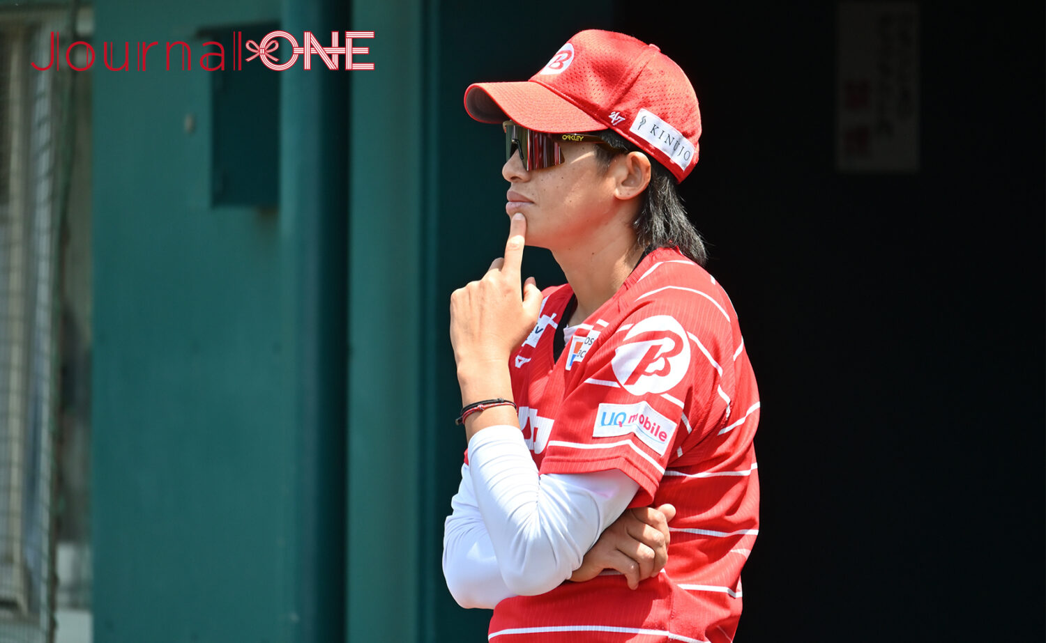 女子ソフトボール JDリーグ交流戦 ビックカメラ高崎ビークイーンの上野由岐子投手-Journal-ONE撮影