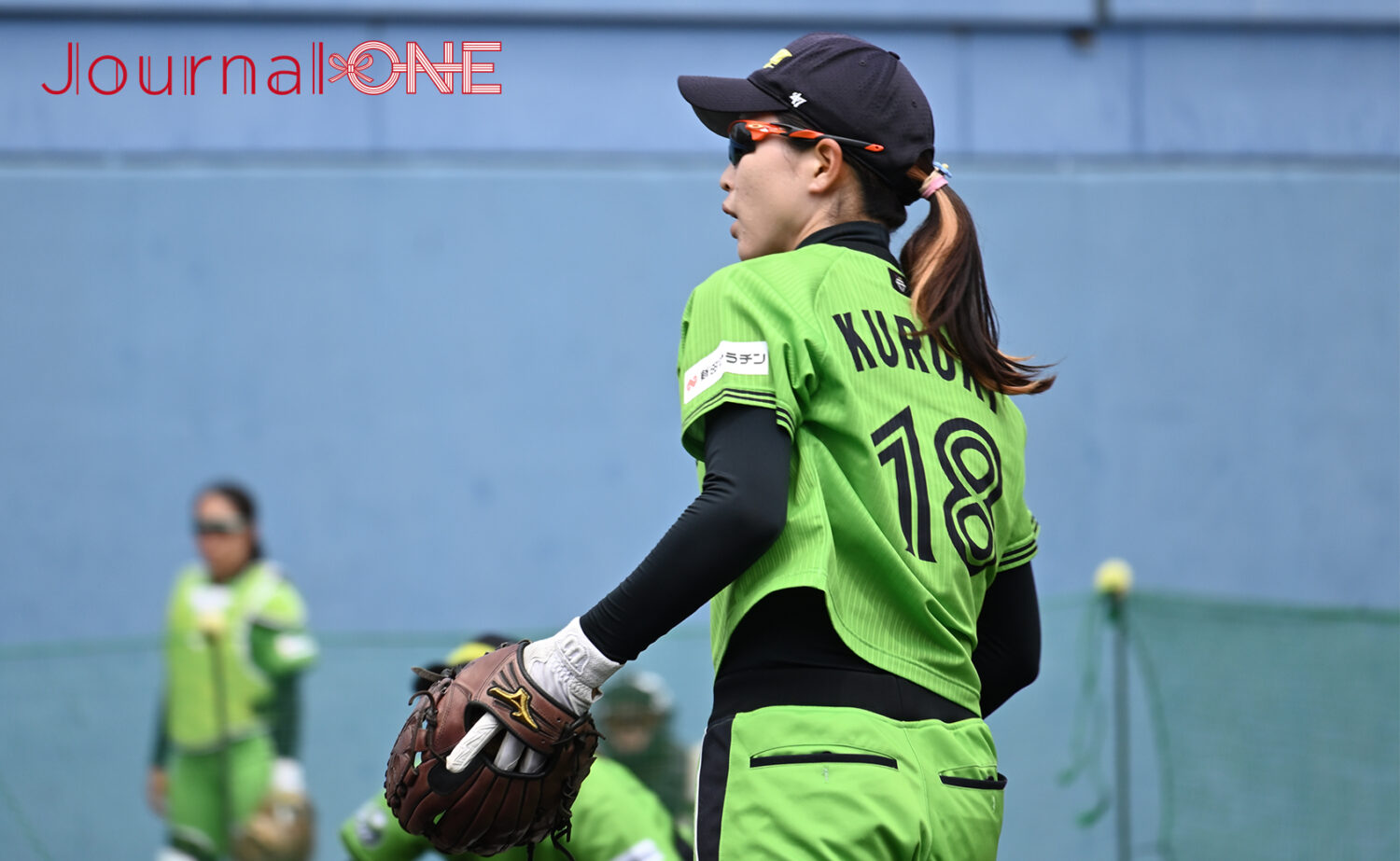 女子ソフトボール JDリーグ交流戦 最終戦に勝利投手となった黒木美紀投手(伊予銀行ヴェールズ)-Journal-ONE撮影