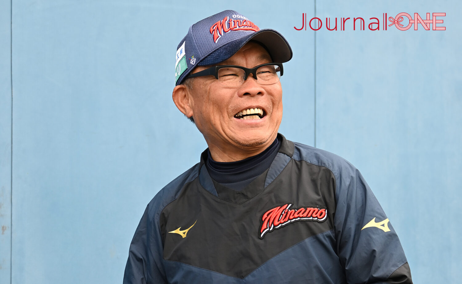 女子ソフトボール JDリーグ交流戦 大垣ミナモの門松 浩孝監督-Journal-ONE撮影