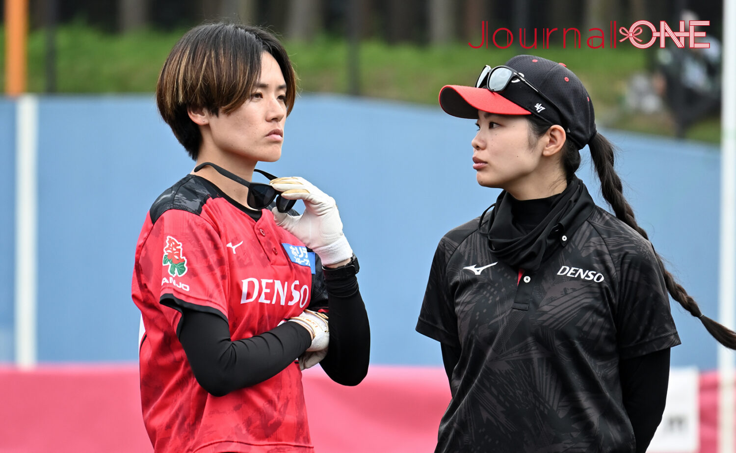 女子ソフトボール JDリーグ交流戦 デンソーブライトペガサスの中森 菜摘監督-Journal-ONE撮影