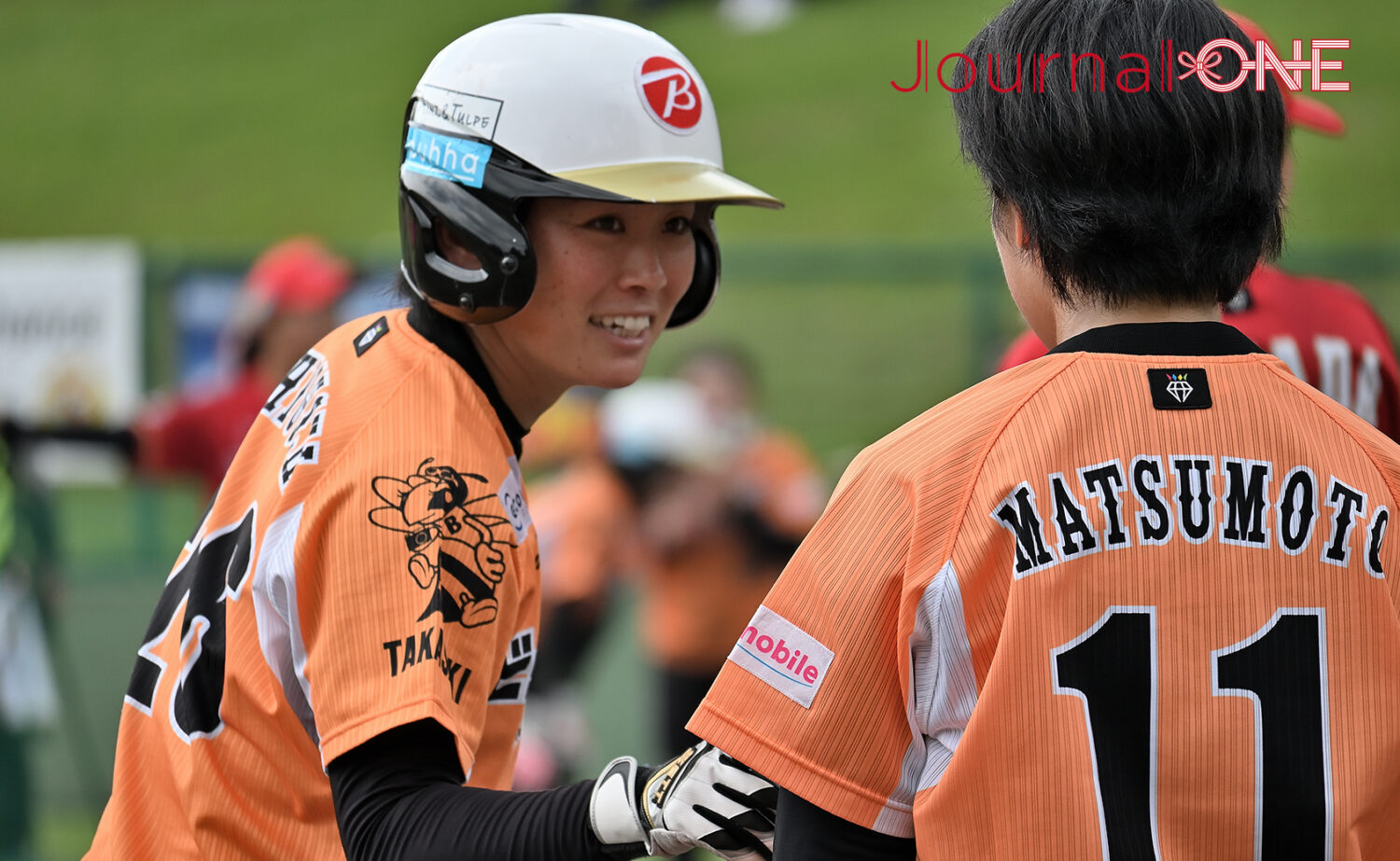 女子ソフトボール JDリーグ交流戦 予備節 ビックカメラ高崎ビークイーン ヒットでチャンスを広げる市口侑果選手-Journal-ONE撮影