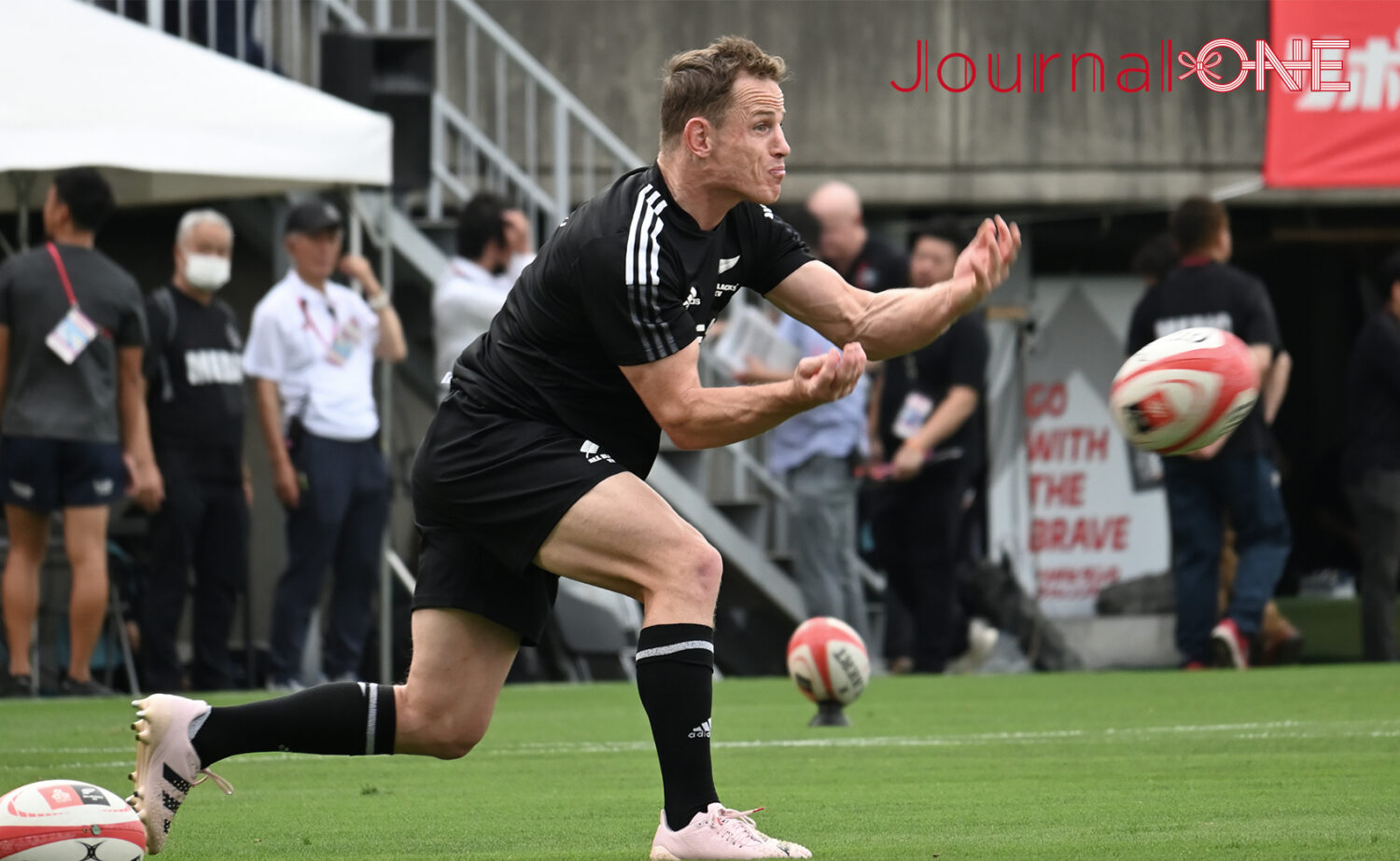 リポビタンD2023| JAPAN XV vs All Blacks XV| W杯2019でも活躍したSHのブラッド・ウェバー(Brad WEBER)選手-Journal-ONE撮影