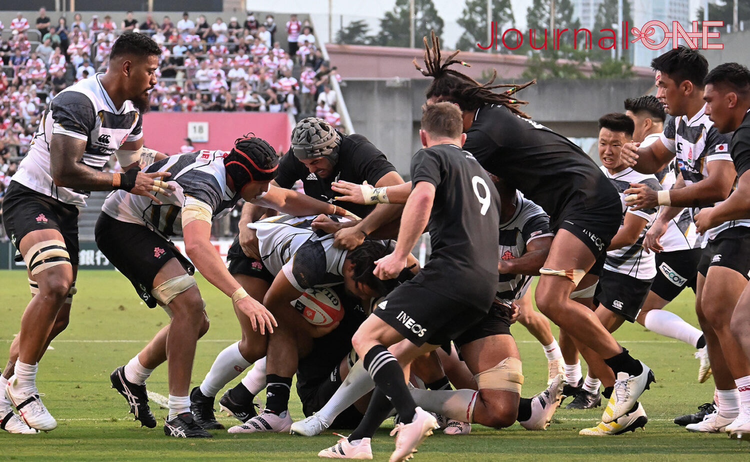 リポビタンD2023| JAPAN XV vs All Blacks XV| JAPAN XVとオールブラックスXVの激しい攻防-Journal-ONE撮影