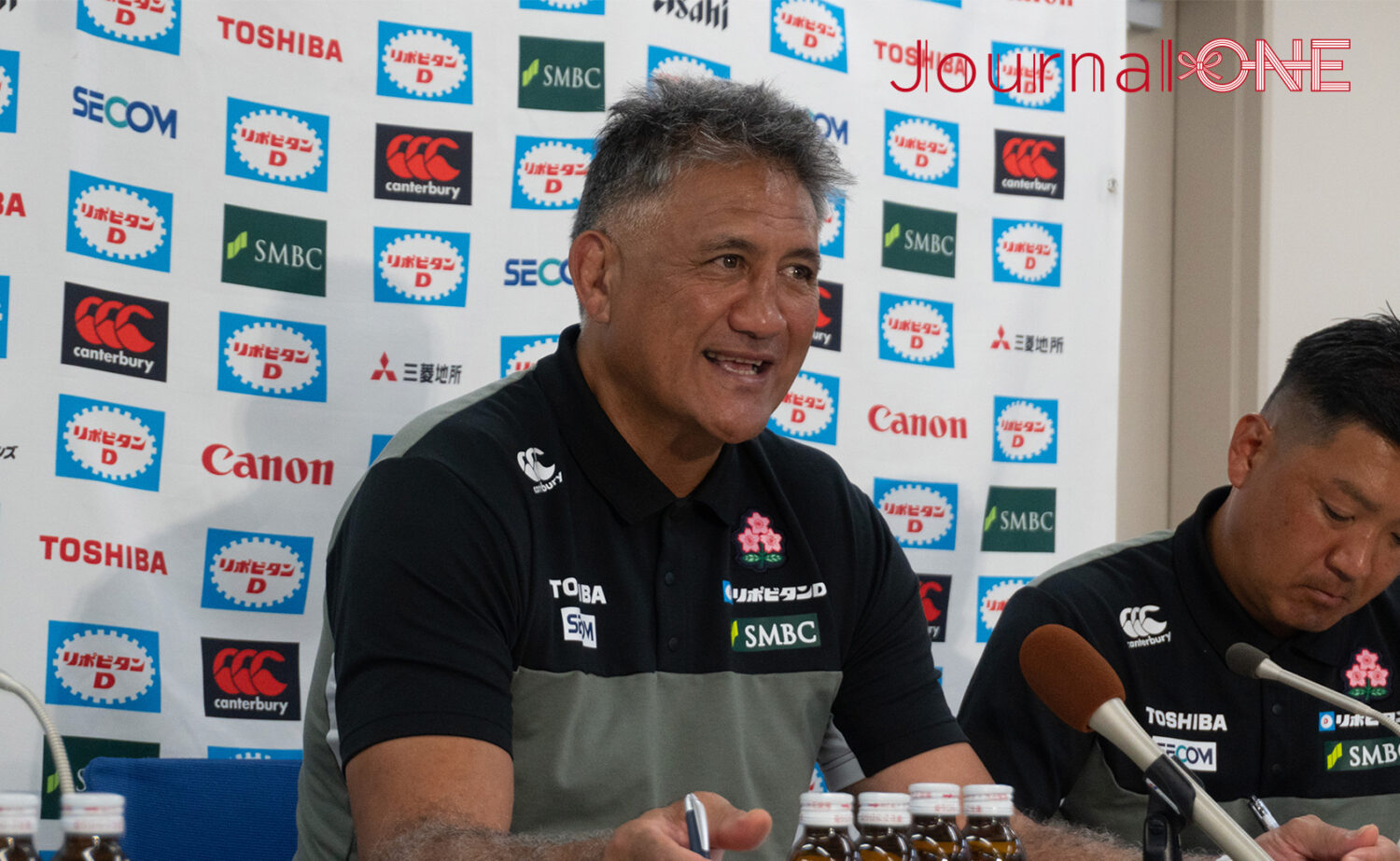 リポビタンD2023| JAPAN XV vs All Blacks XV| 日本代表の試合後会見 ジェイミー・ジョセフ(Jamie JOSEPH)ヘッドコーチ-Journal-ONE撮影