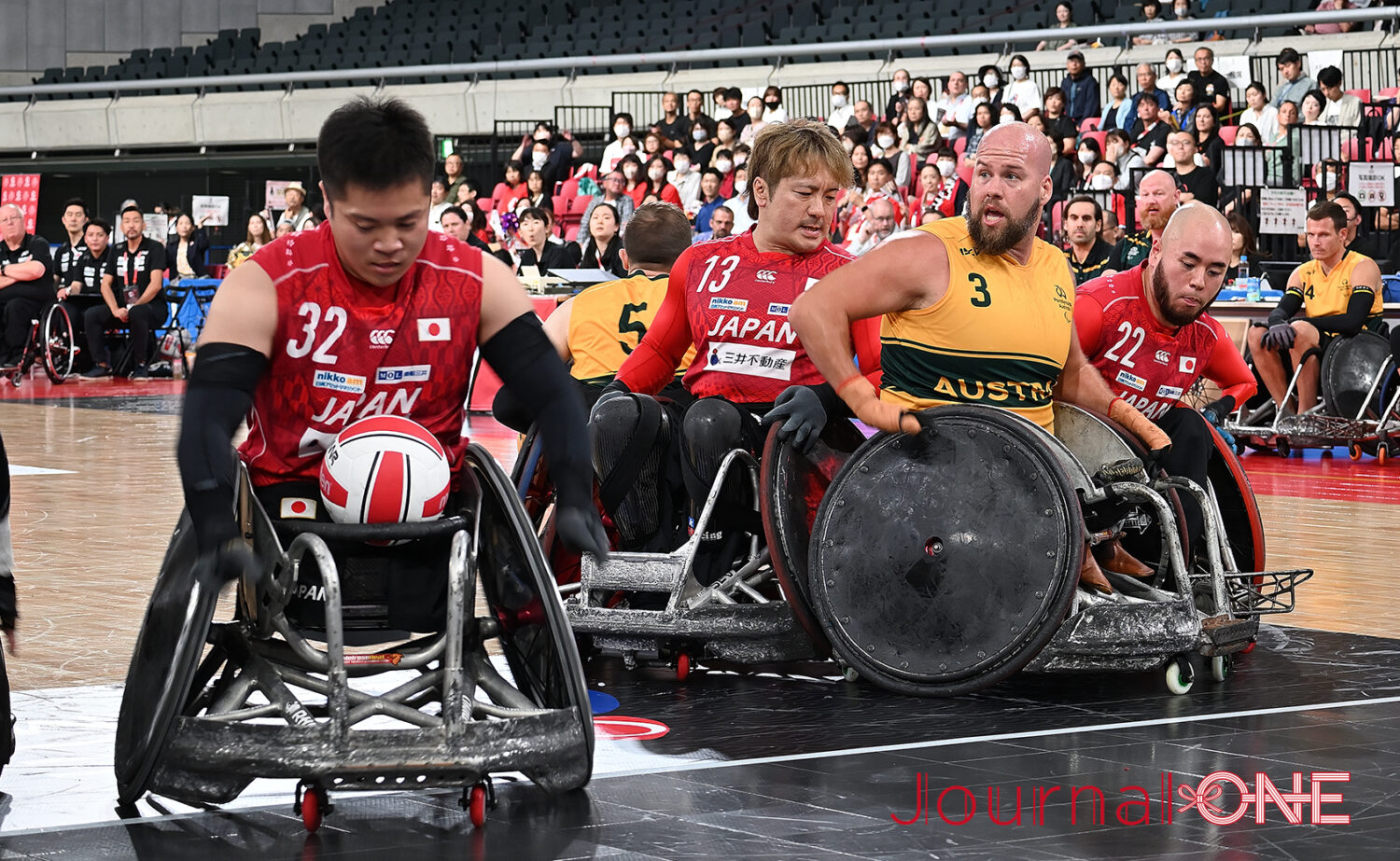 車いすラグビー アジアオセアニアカップ2023 日本vsオーストラリア戦で活躍した橋本勝也選手と島川慎一選手のコンビネーション-Journal-ONE撮影