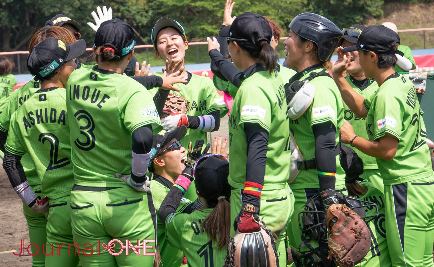 女子ソフトボール・JDリーグの伊予銀行VERTZ-Journal-ONE撮影