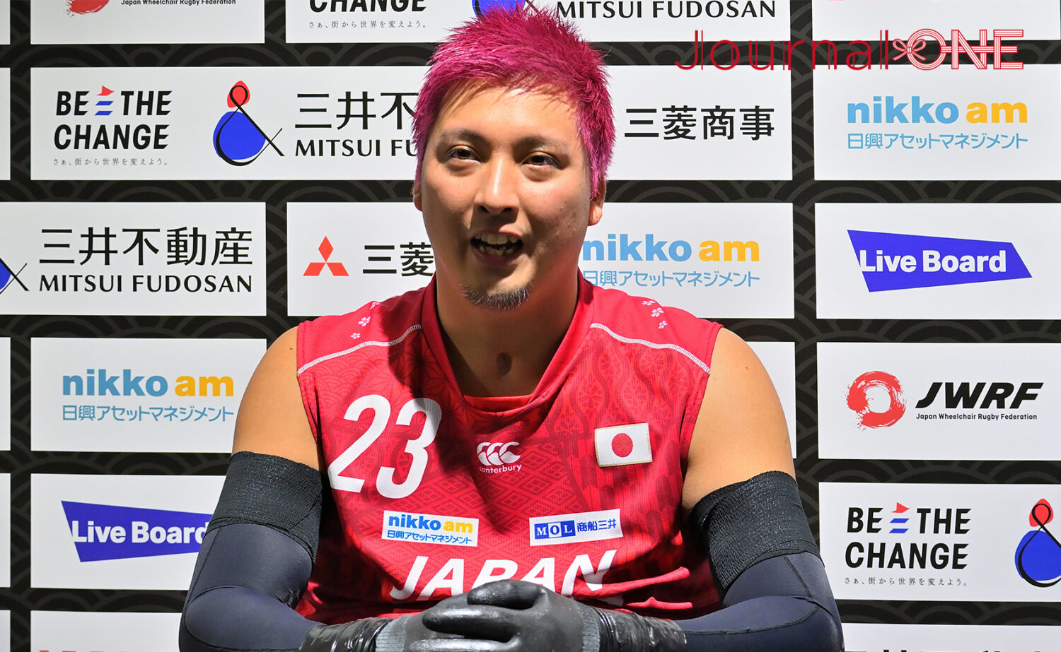 車いすラグビー アジアオセアニアカップ2023 日本vs韓国戦 日本代表の小川仁士選手-Journal-ONE撮影