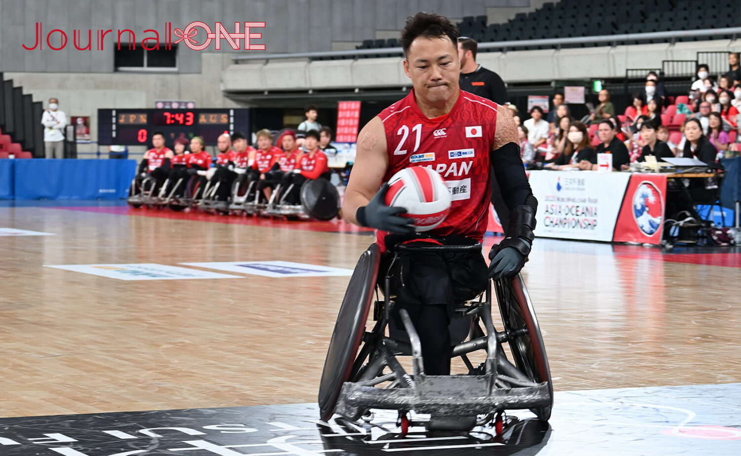 車いすラグビー アジアオセアニアカップ2023 日本vsオーストラリア戦で活躍した日本代表主将を務める池透暢選手-Journal-ONE撮影