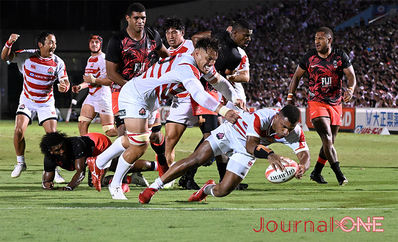 ラグビーワールドカップ日本代表メンバーに初選出されたジョゼ・ナイカブラ選手（東芝ブレイブルーパス東京）-Journal-ONE撮影