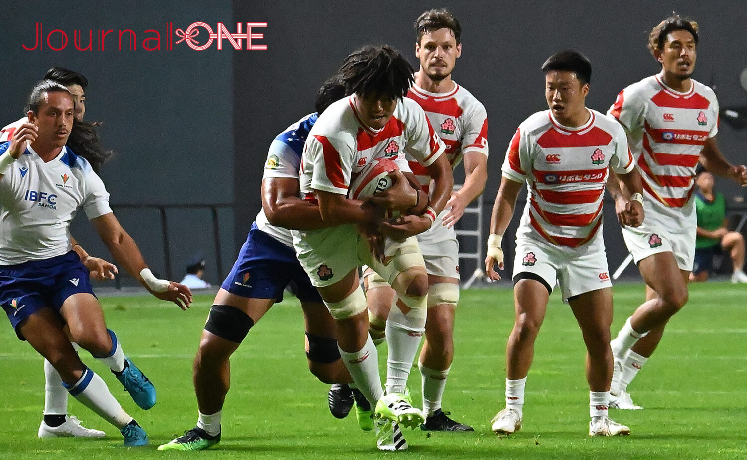 ラグビーワールドカップ日本代表メンバーに初選出された 福井翔大選手（埼玉パナソニックワイルドナイツ）-Journal-ONE撮影
