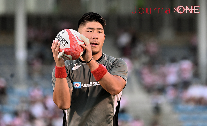 リポビタンD2023| JAPAN vs フィジー | キックの精度が下がりキックオフを譲ったSOの松田力也選手［埼玉パナソニックワイルドナイツ］-Journal-ONE撮影