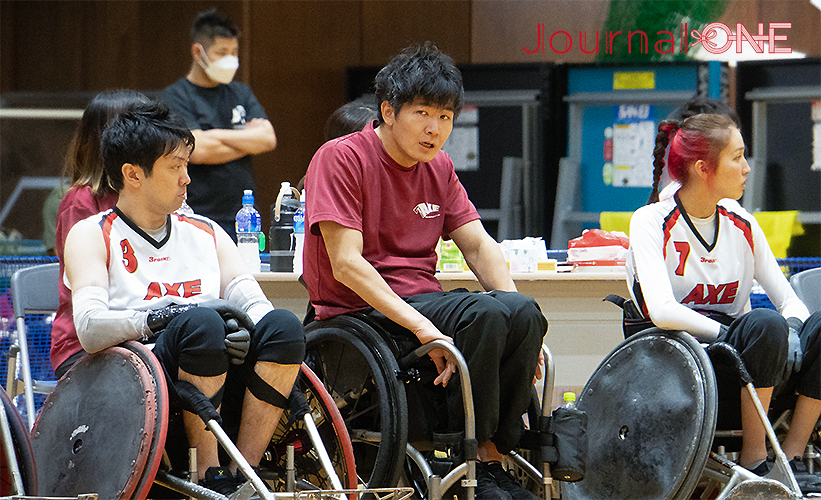 車いすラグビー 日本選手権予選の東京大会は欠場となった羽賀理之選手(AXE)-Journal-ONE撮影