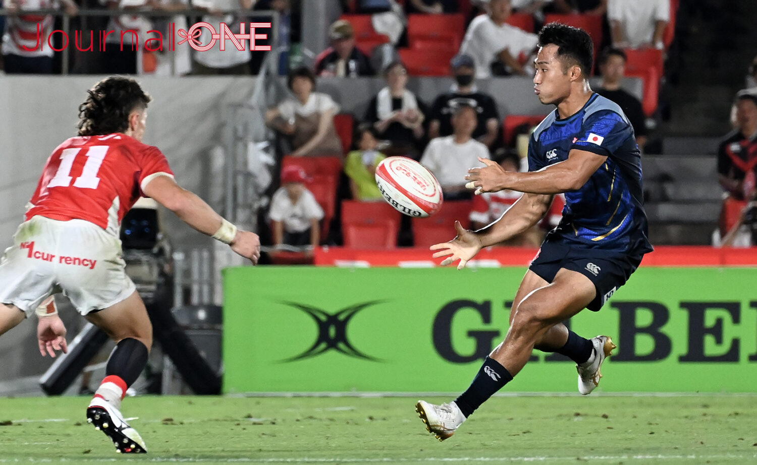 ラグビーワールドカップ日本代表メンバーに初選出された長田智希選手（埼玉パナソニックワイルドナイツ）-Journal-ONE撮影