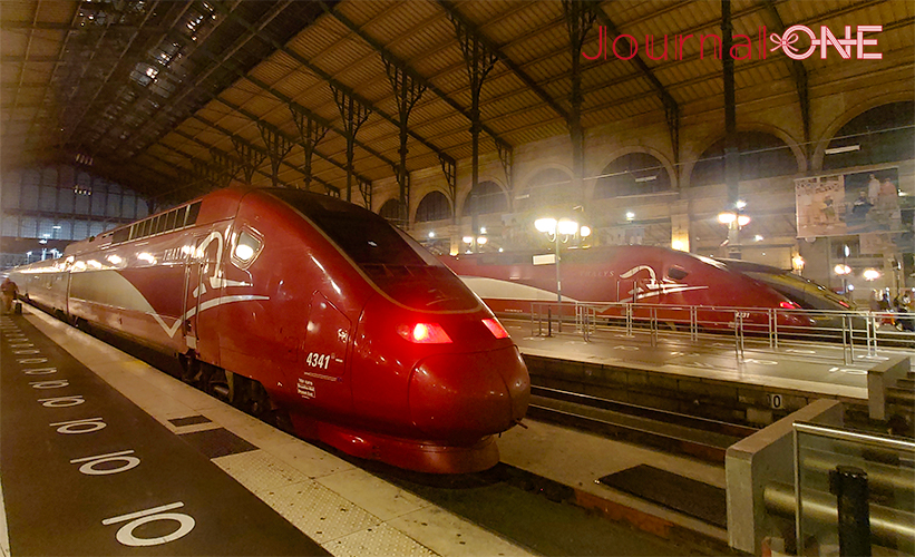 ラグビーW杯2023|高速鉄道のTHALYS(タリス)の大幅な遅延でパリ北駅に到着-Journal-ONE撮影