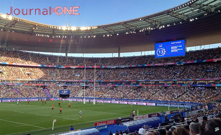 ラグビーW杯2023|予選プールDの初戦・オーストラリア代表とジョージア代表の一戦 会場となったStade de France(スタッド・ド・フランス)にて現地レポート-Journal-ONE撮影