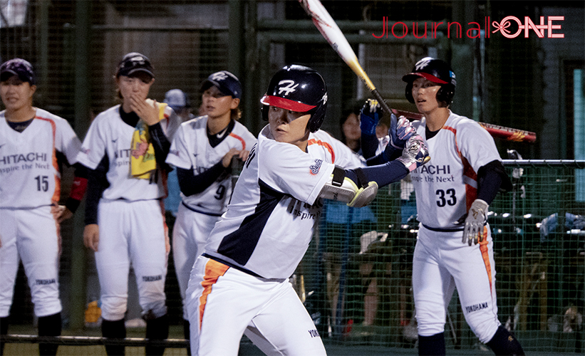 ソフトボール・JDリーグ後半戦開幕| 強力な打撃が売りの東地区2位・日立サンディーバ(山内早織選手)-Journal-ONE撮影