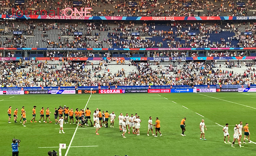 ラグビーW杯2023|予選プールDの初戦・オーストラリア代表とジョージア代表の一戦 会場となったStade de France（スタッド・ド・フランス）にて現地レポート-Journal-ONE撮影