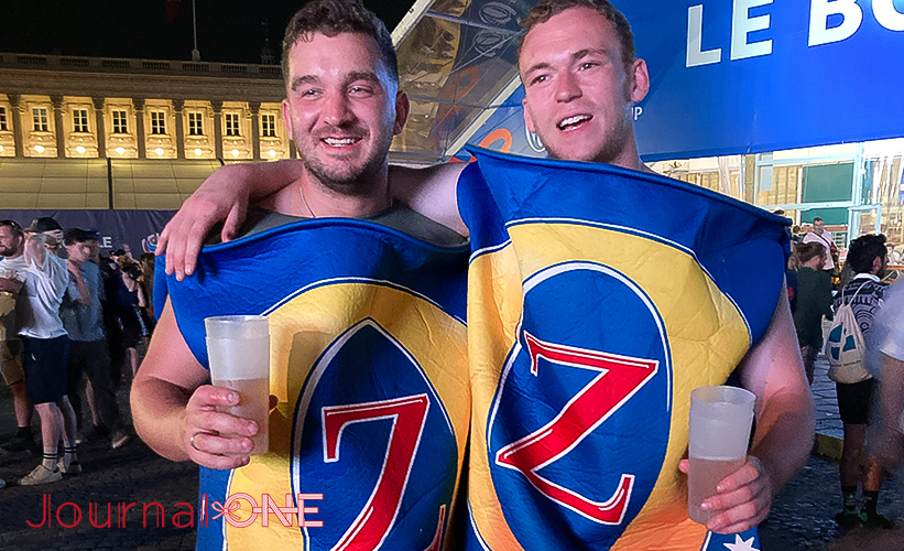 ラグビーW杯2023|パリ市内のコンコルド広場にあるFUNZONEでイングランド代表とアルゼンチン代表の試合をレポート-Journal-ONE撮影