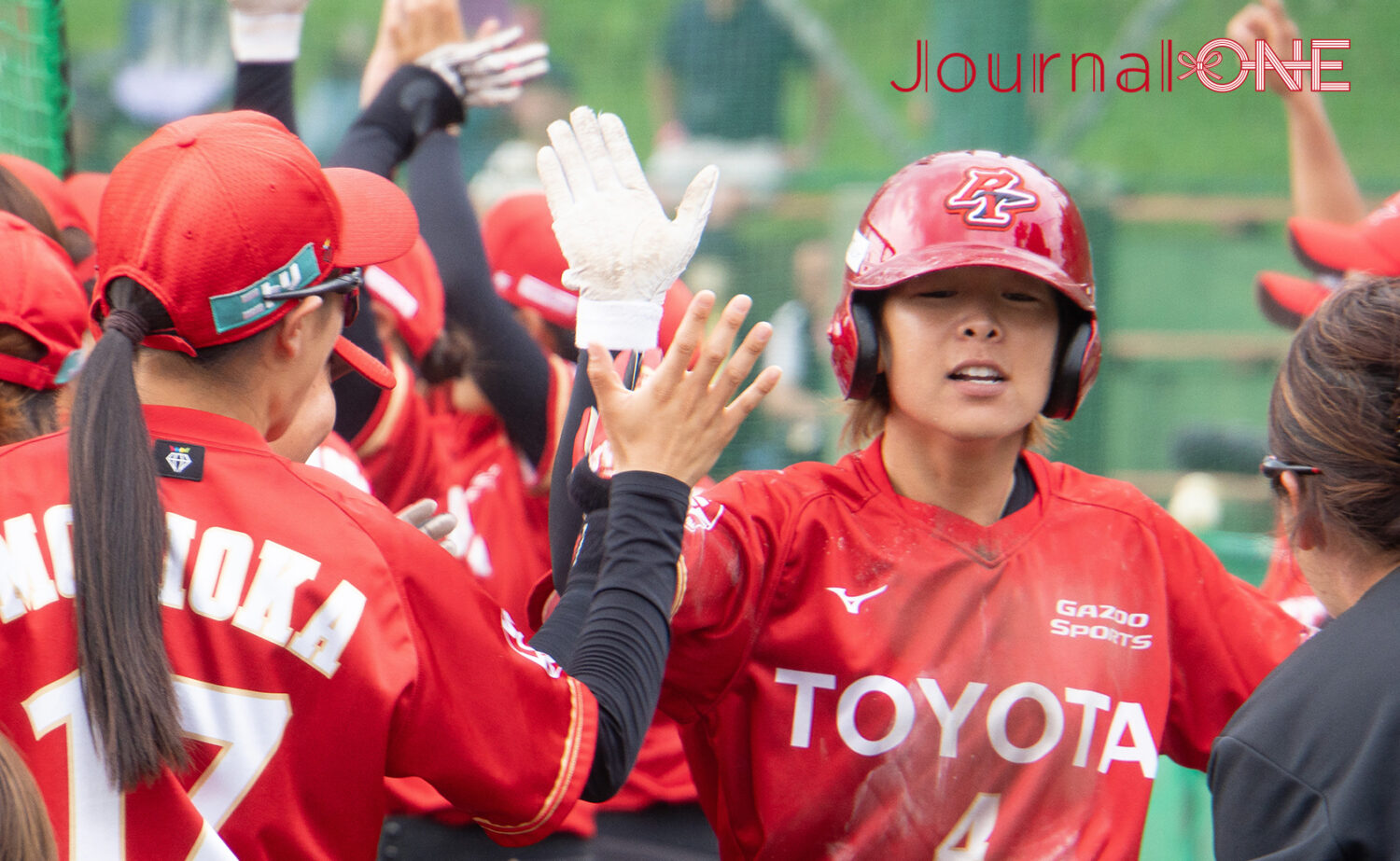 女子ソフト JDリーグ|東京2020など日本代表の主力として数々の大会で活躍した原田のどか選手(トヨタレッドテリアーズ)-Journal-ONE撮影